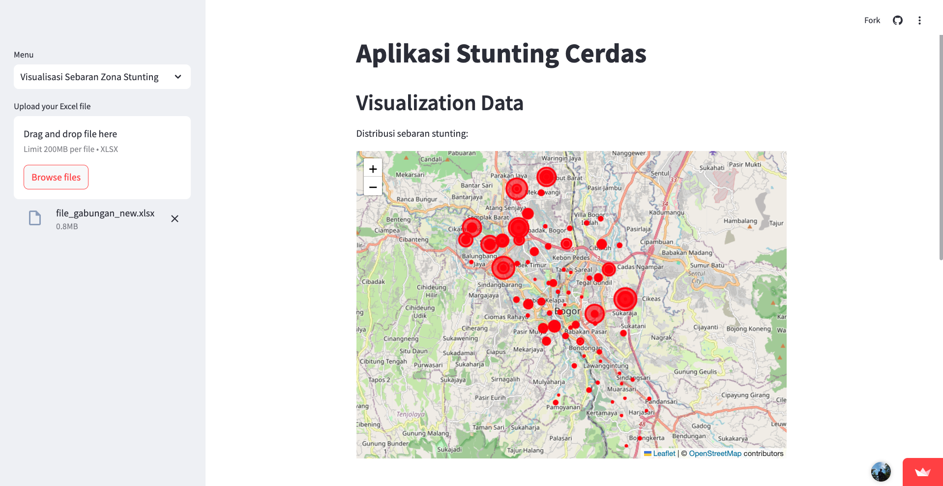 Visualization of Stunting Data